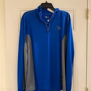 Mojo Sportfishing Blue Quarter-Zip Pullover
